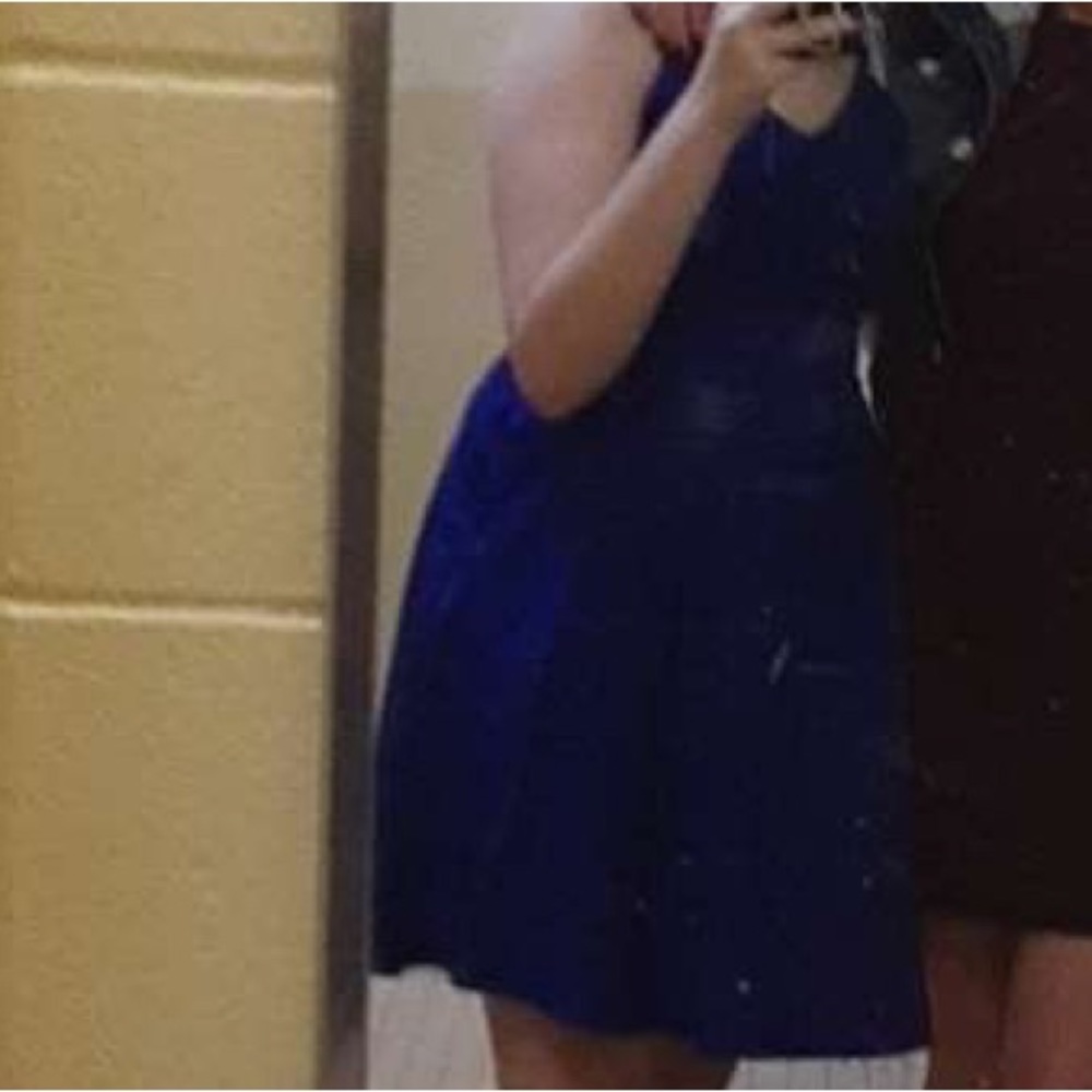 Blue dress